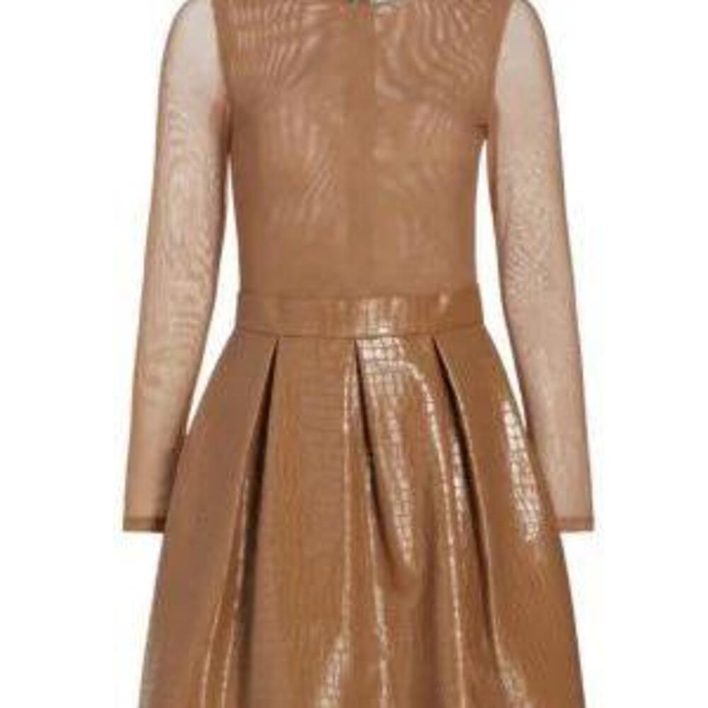Chara Faux Leather Minidress